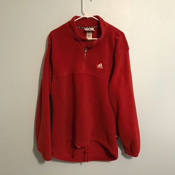 adidas Other - ADIDAS Red Fleece Men’s Jacket